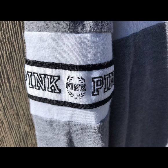 VS Pink blue sequin 3/4 sleeve tee! - Picture 5 of 6